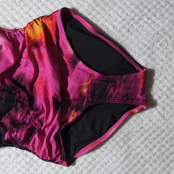 DKNY Tummy Compression Halterneck One Piece Swimsuit - Picture 3 of 8